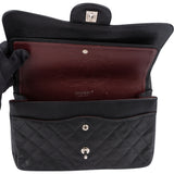 Chanel Quilted Caviar Leather Jumbo Double Flap Crossbody Bag