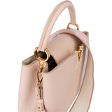 Louis Vuitton Pink Calfskin Capucines MM Coquille Handbag