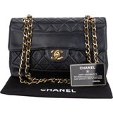 Chanel Quilted Lambskin 24K Gold Single Flap Crossbody Bag