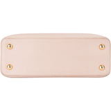Louis Vuitton Pink Calfskin Capucines MM Coquille Handbag