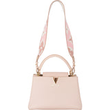 Louis Vuitton Pink Calfskin Capucines MM Coquille Handbag