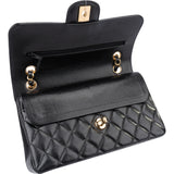 Chanel Quilted Caviar Leather Small Double Flap Crossbody Bag