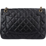 Chanel Quilted Caviar Jumbo Double Flap Crossbody Bag