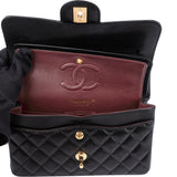 Chanel Quilted Caviar Leather Small Double Flap Crossbody Bag