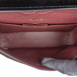 Chanel Quilted Caviar Leather Small Double Flap Crossbody Bag