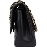 Chanel Quilted Caviar Jumbo Double Flap Crossbody Bag