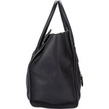 Celine Noir Leather Luggage Handbag