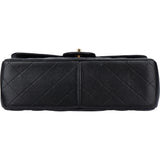 Chanel Quilted Caviar Jumbo Double Flap Crossbody Bag