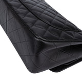 Chanel Quilted Caviar Jumbo Double Flap Crossbody Bag