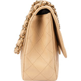 Chanel Quilted Caviar Leather Jumbo Single Flap Crossbody Bag
