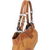 Prada Brown Nylon Triangle Handbag