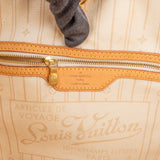 Louis Vuitton Damier Azur Monogram Neverfull MM Shopper Handbag