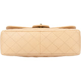 Chanel Quilted Caviar Leather Jumbo Single Flap Crossbody Bag