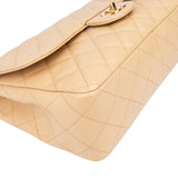 Chanel Quilted Caviar Leather Jumbo Single Flap Crossbody Bag