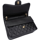 Chanel Quilted Caviar Jumbo Double Flap Crossbody Bag