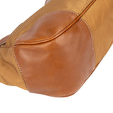 Prada Brown Nylon Triangle Handbag