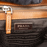 Prada Brown Nylon Triangle Handbag