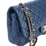 Chanel Quilted Lambskin Double Flap Crossbody Bag