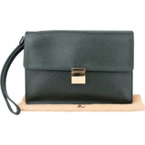 Louis Vuitton Green Taiga Leather Selenga Clutch