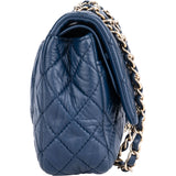 Chanel Quilted Lambskin Double Flap Crossbody Bag