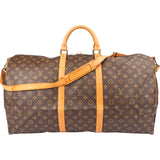 Louis Vuitton Canvas Monogram Keepall 60 Bandouliere