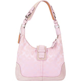 Coach Pink Monogram Shoulder Bag