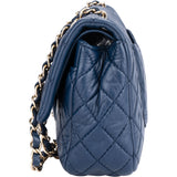 Chanel Quilted Lambskin Double Flap Crossbody Bag