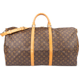 Louis Vuitton Canvas Monogram Keepall 60 Bandouliere