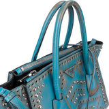 Prada Blue Limited Leather Vitello Handbag