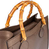 Gucci Leather Bamboo Handbag