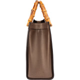 Gucci Leather Bamboo Handbag