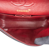 Chanel Quilted Lambskin 24K Gold Small Double Flap Crossbody Bag