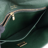 Louis Vuitton Green Taiga Leather Selenga Clutch