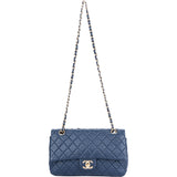 Chanel Quilted Lambskin Double Flap Crossbody Bag