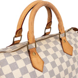 Louis Vuitton Damier Azur Monogram Speedy 30 Handbag