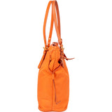 Prada Saffiano Orange Nylon Handbag