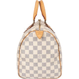 Louis Vuitton Damier Azur Monogram Speedy 30 Handbag