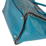 Prada Blue Limited Leather Vitello Handbag