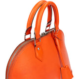 Louis Vuitton Orange Epi Leather Alma PM Handbag