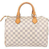 Louis Vuitton Damier Azur Monogram Speedy 30 Handbag