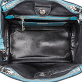 Prada Blue Limited Leather Vitello Handbag