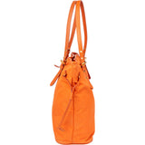 Prada Saffiano Orange Nylon Handbag
