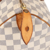 Louis Vuitton Damier Azur Monogram Speedy 30 Handbag