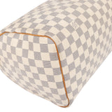 Louis Vuitton Damier Azur Monogram Speedy 30 Handbag