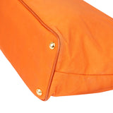 Prada Saffiano Orange Nylon Handbag