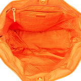 Prada Saffiano Orange Nylon Handbag