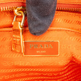 Prada Saffiano Orange Nylon Handbag
