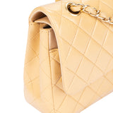 Chanel Quilted Lambskin 24K Gold Medium Double Flap Bag