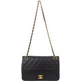 Chanel Quilted Lambskin 24K Gold Double Flap Shoulder Bag