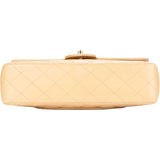 Chanel Quilted Lambskin 24K Gold Medium Double Flap Bag